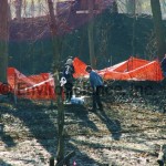 Volunteers planting at Euclid Creek, Ohio