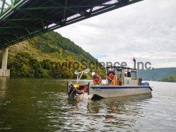 ES mussel divers on the Kanawha River