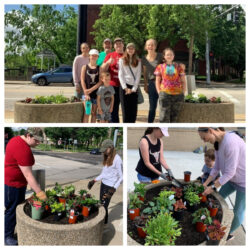 EnviroScience Employees Volunteer Their Planting Efforts at the Spring Adopt-a-Spot Event in Kent, Ohio