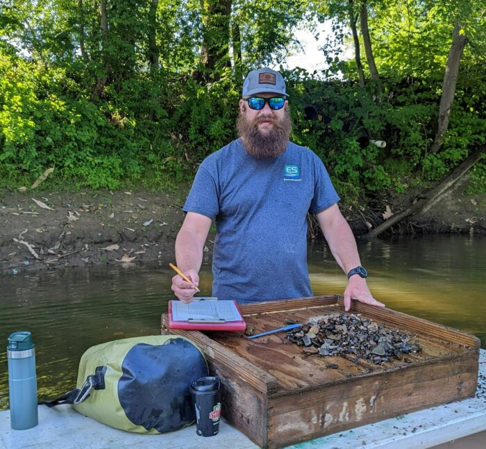 EnviroScience Malacologist Phil Mathias