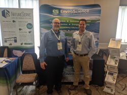 EnviroScience Senior Ecologist Dr. Michael Liptak and Director of Operations/Senior Scientist Kyle Lawrence at the 2022 Wildlife Habitat Council Conference