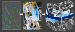 3D Elevation Map Used to Convert Floodwater Extent to Depth for Hurricane Zeta