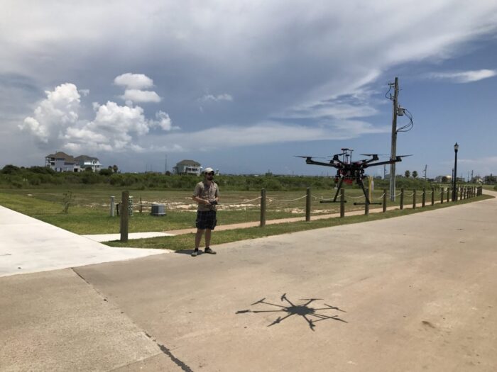 Kevin Wienhold Collects Pre-Hurricane Data with UAV