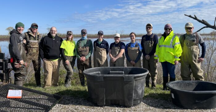 EnviroScience Ecological Restoration Team at H2Ohio Duck Creek Restoration Project Site