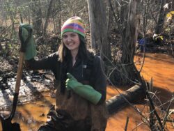 EnviroScience Restoration EIT Liz Myers at Sunday Creek