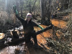 EnviroScience Restoration EIT Liz Myers at Sunday Creek