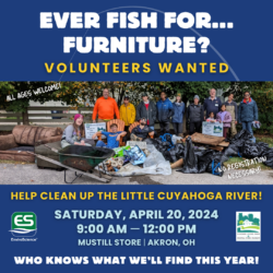 Volunteers Wanted for EnviroScience's 2024 Spring River Cleanup Event