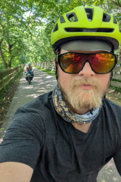 EnviroScience employees participating in Bike Month and supporting sustainability through cycling